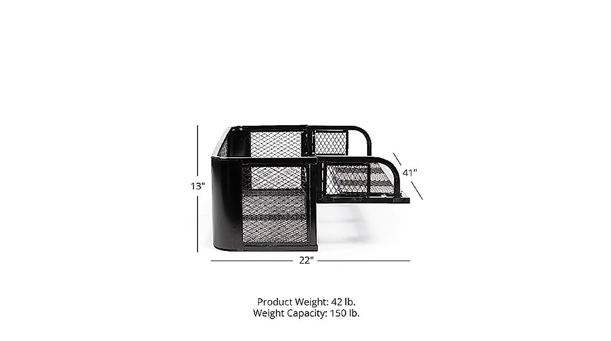 Titan Ramps ATV UTV Rear Cargo Basket - Easy Installation