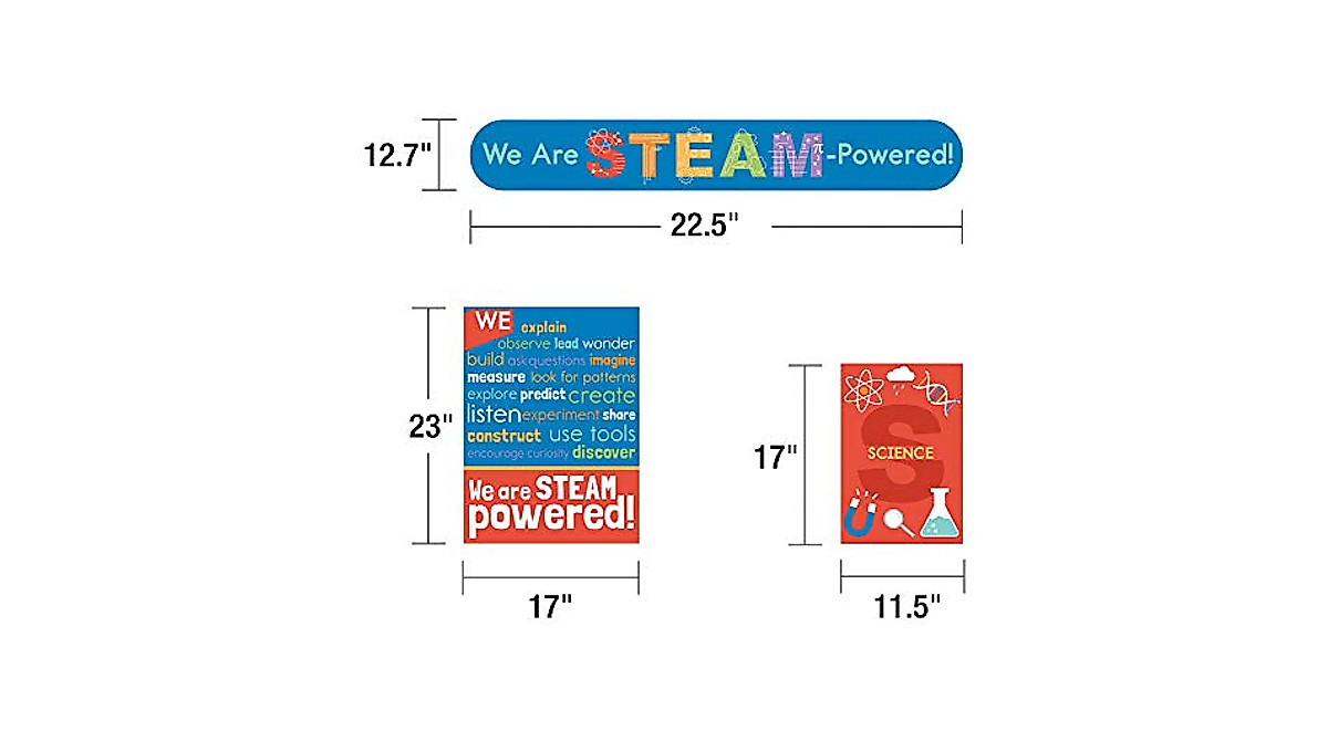 Carson Dellosa STEAM Bulletin Board Set for Classroom Decor