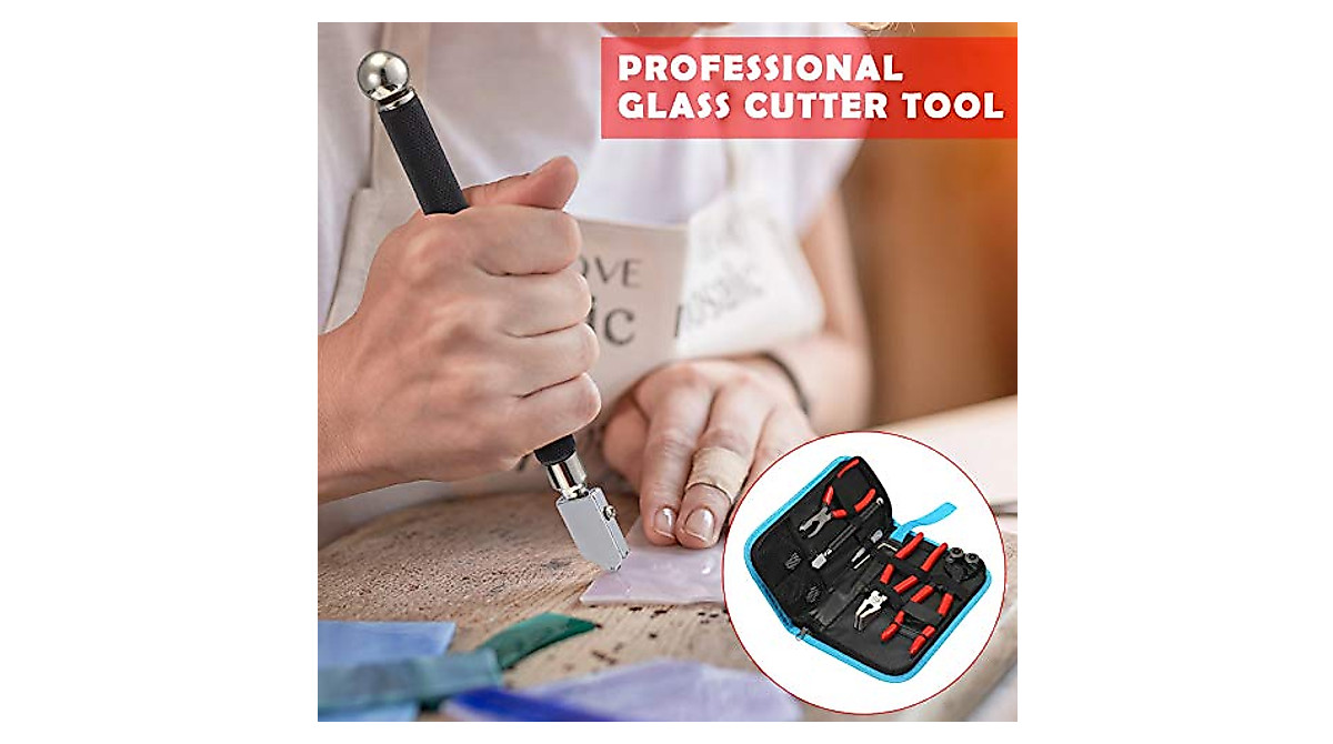8-Piece Glass Mosaic Cutter Kit - Precision Tile Cutting Tools