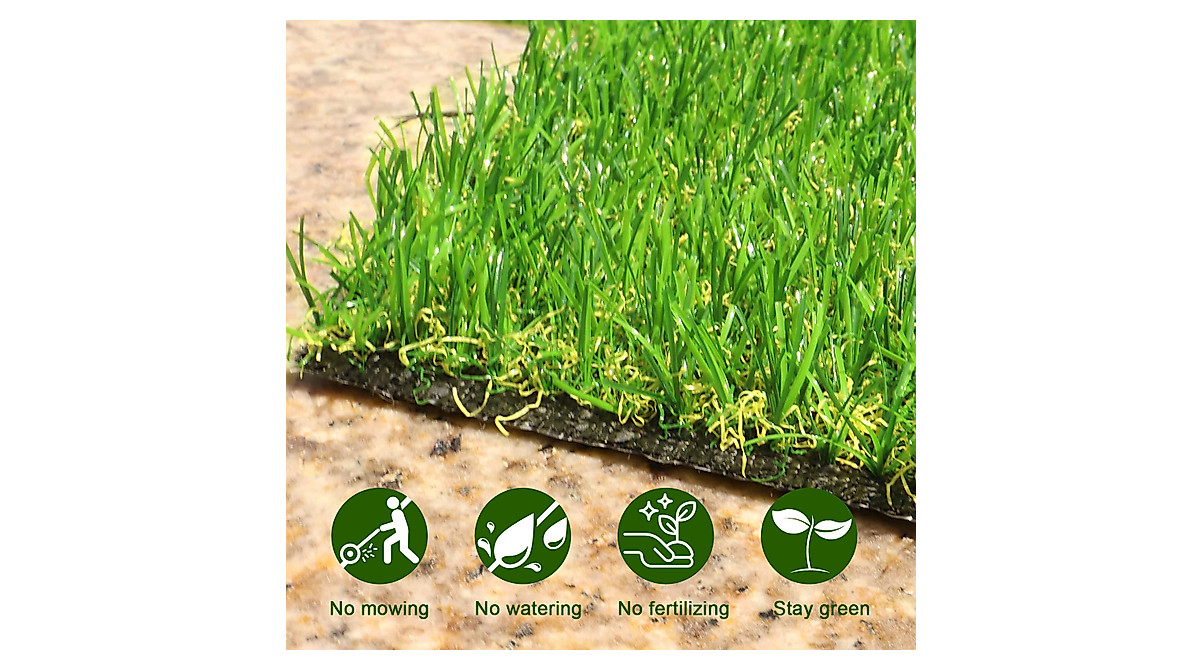 Weidear 4x6 ft Artificial Turf Grass for Pets & Gardens