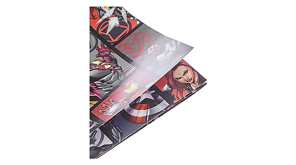 Boys Marvel Superhero Wrapping Paper - Birthday Gifts