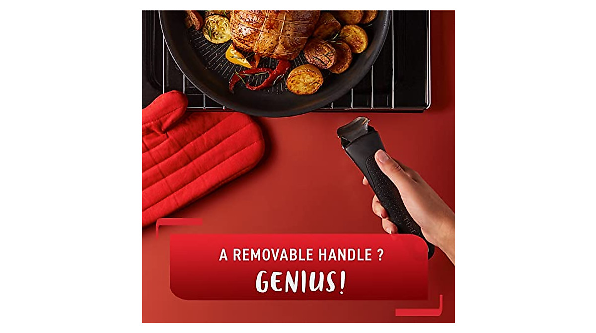 T-fal Ingenio Nonstick Fry Pan Set - Space-Saving, Versatile Cookware
