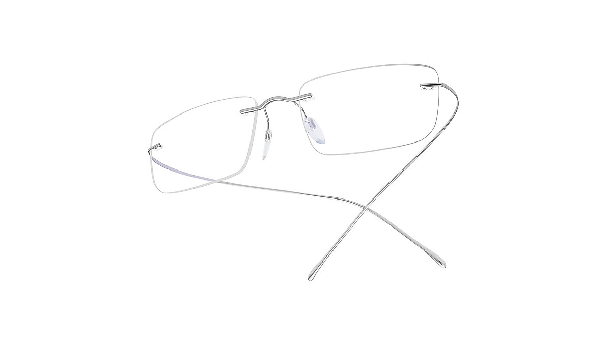 FONEX Titanium Rimless Glasses Frame - Light & Stylish Optical Eyewear