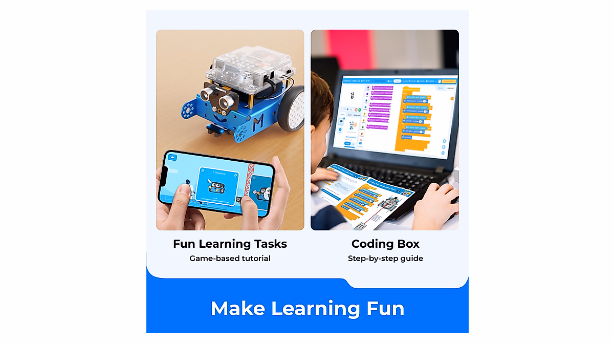 Makeblock mBot Robot Kit with Scratch Coding for Kids Ages 8-12