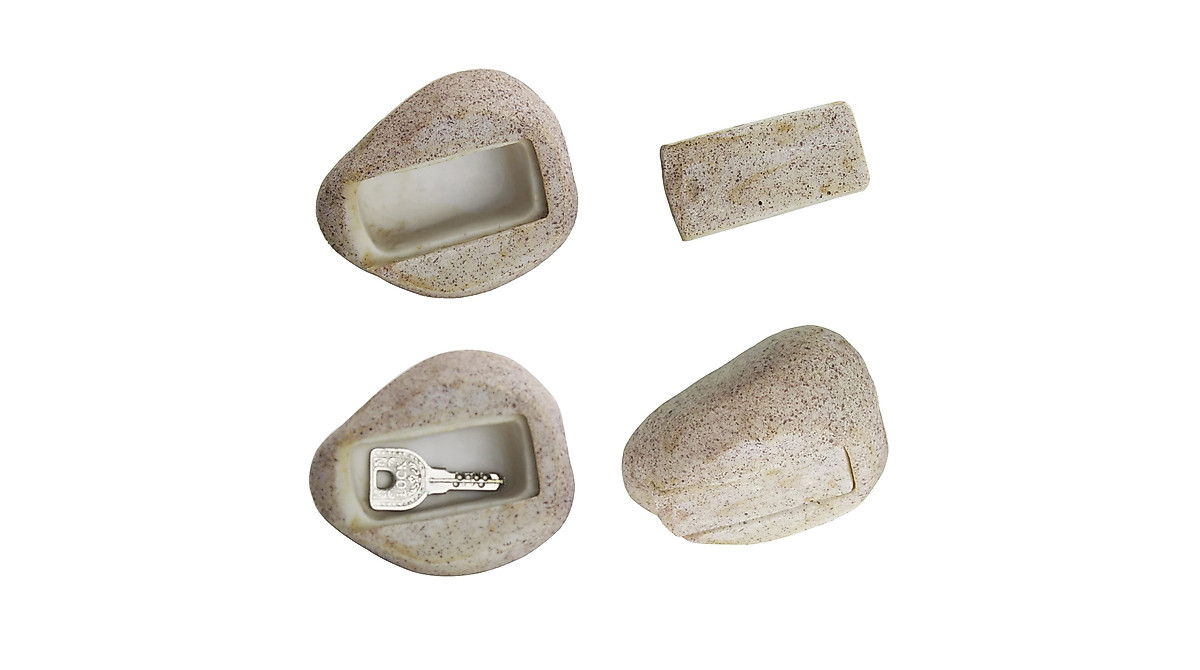Memeyou Large Fake Rock Key Hider for Outdoor Use