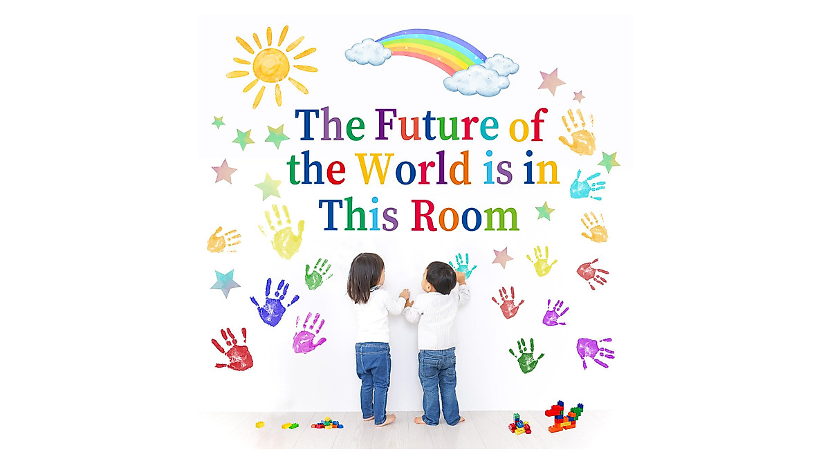 Colorful Inspirational Wall Decals for Kids & Classroom Decor