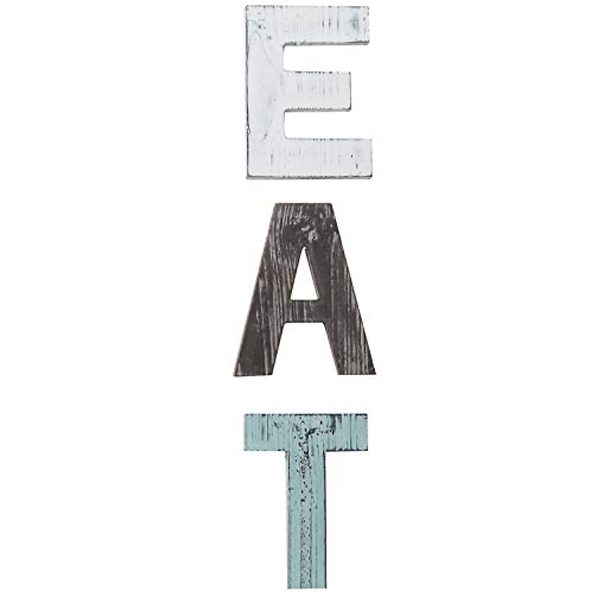 Farmhouse Wall Sign - Wooden 'EAT' Decor, Reversible & Rustic
