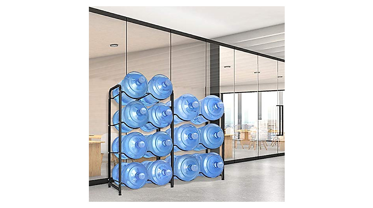 Water Bottle Storage Rack - Organize 6 Water Jugs Efficiently