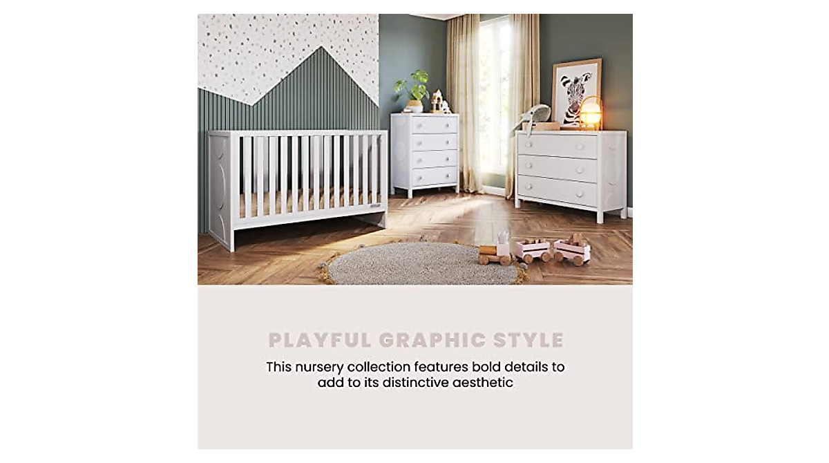 Child Craft Orbit 4 in 1 Crib - Stylish & Versatile