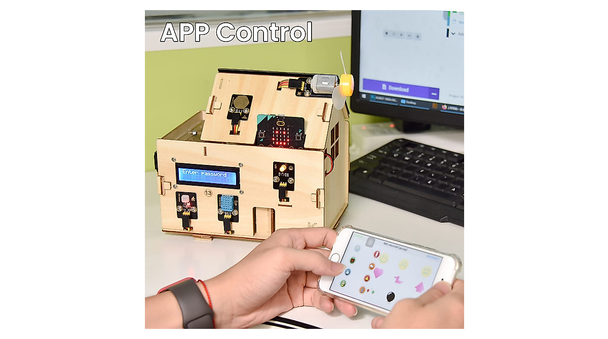KEYESTUDIO Microbit Smart Home Kit - Fun Learning for Kids