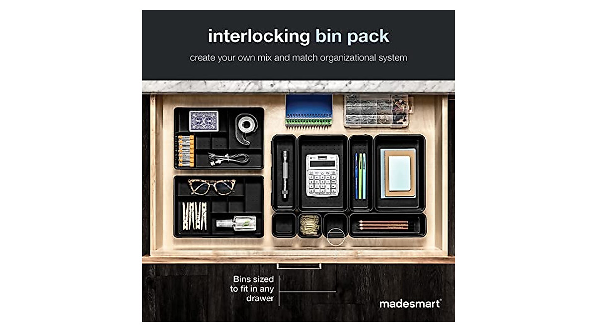 madesmart Interlocking Organizer - Custom Drawer Storage Solution