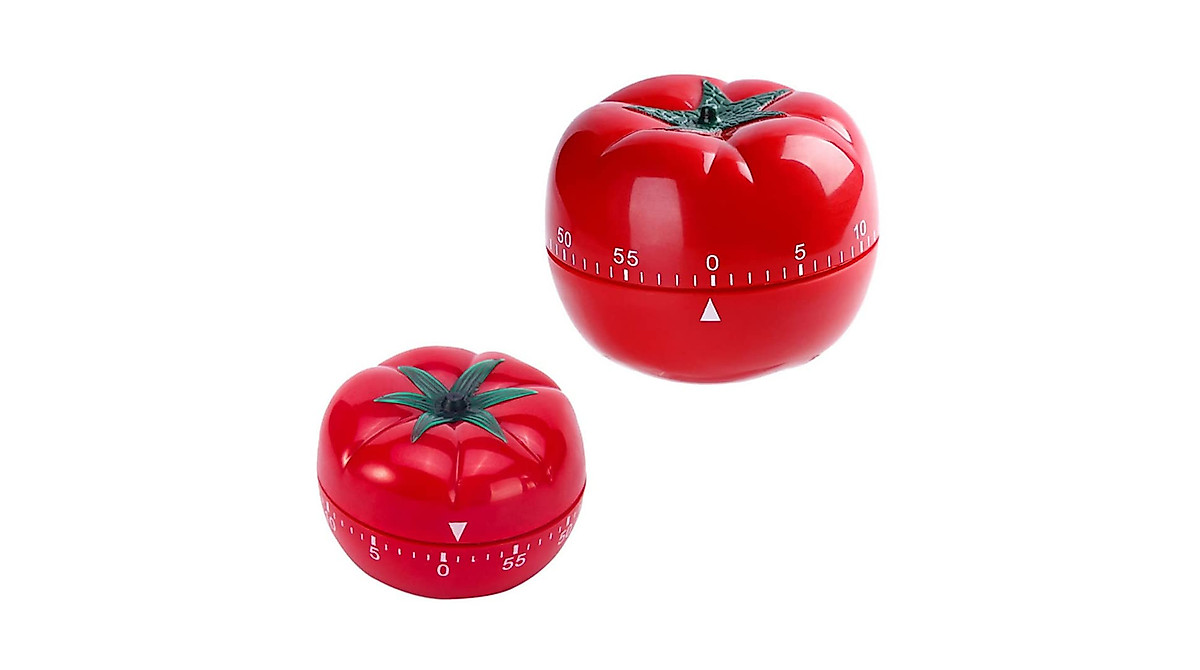Cute Tomato Kitchen Timer Set - 60 Minute Reminders
