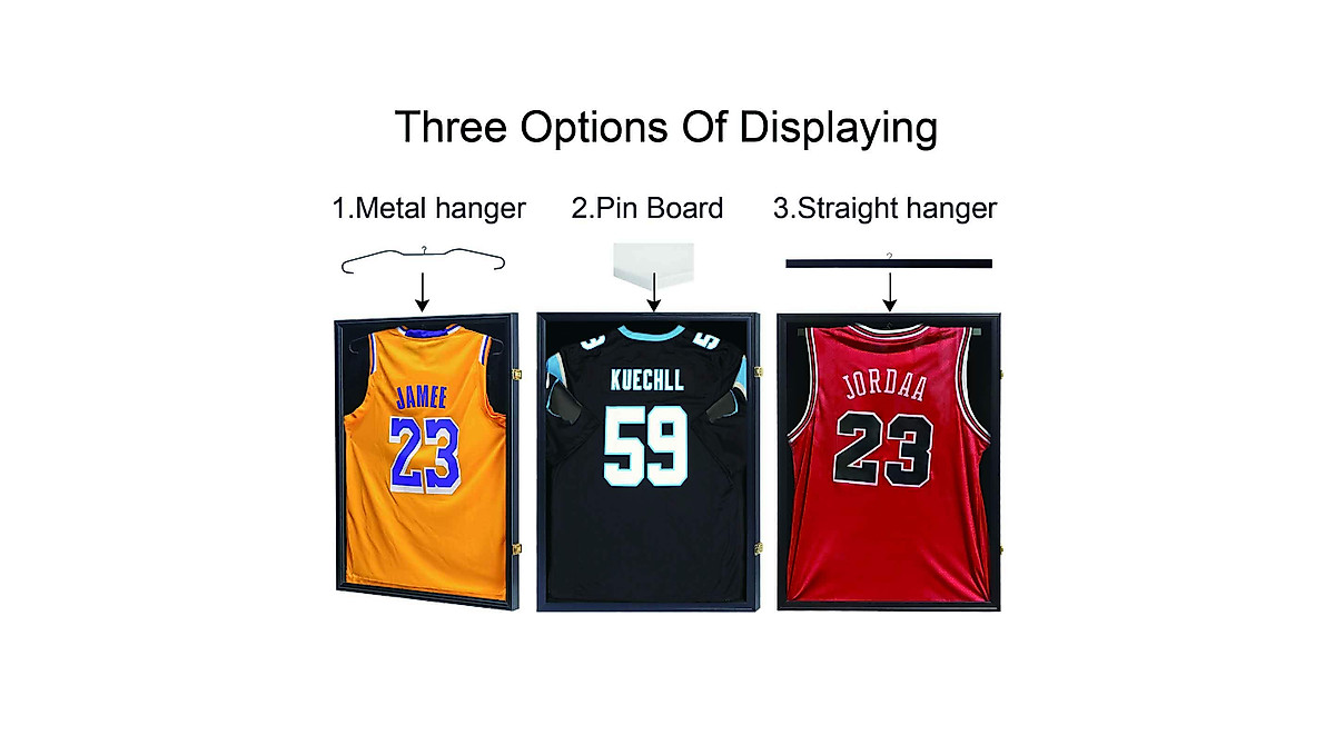 Lockable Jersey Display Frame with UV Protection