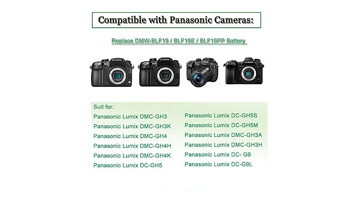 Gonine DMW-DCC12 AC Power Adapter for Panasonic & Sigma Cameras