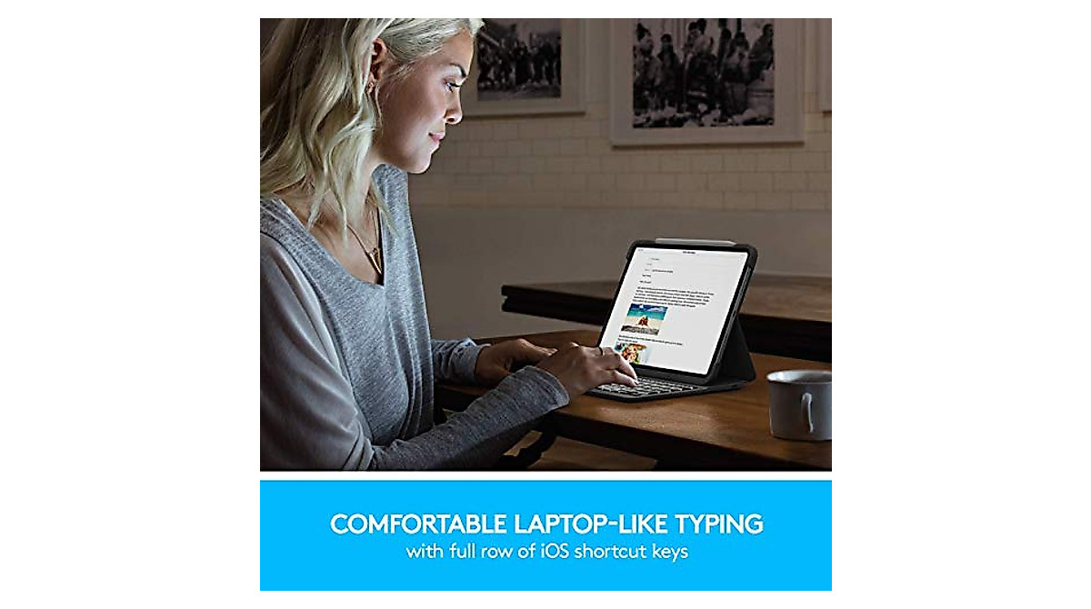 Logitech Slim Folio PRO for iPad Pro 11-inch | Backlit Keyboard ...