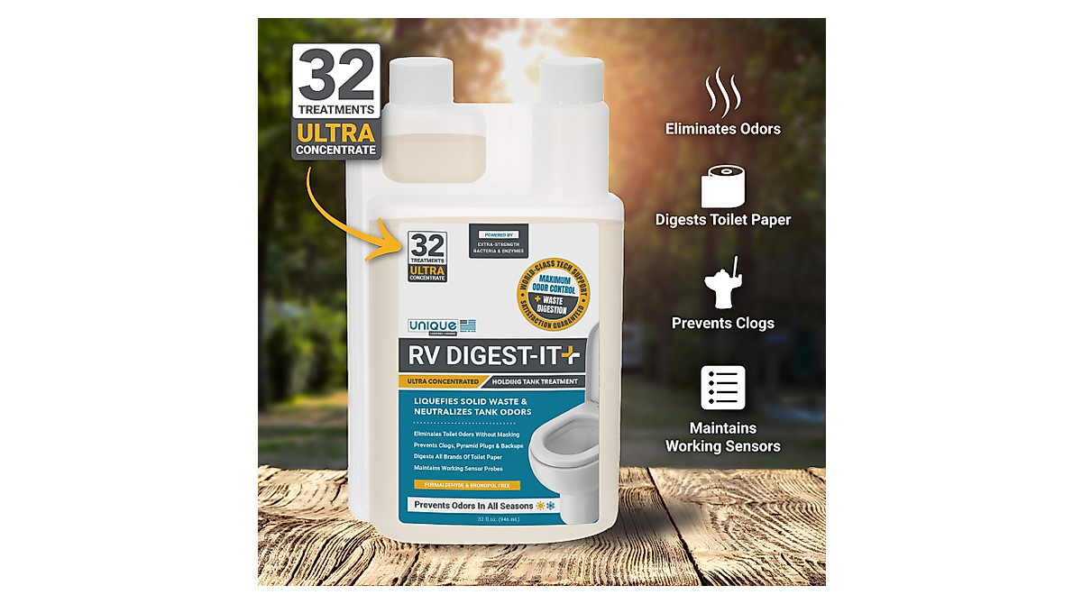 Unique RV Digest-It+ Ultra-Concentrate | Eliminates Waste & Odors