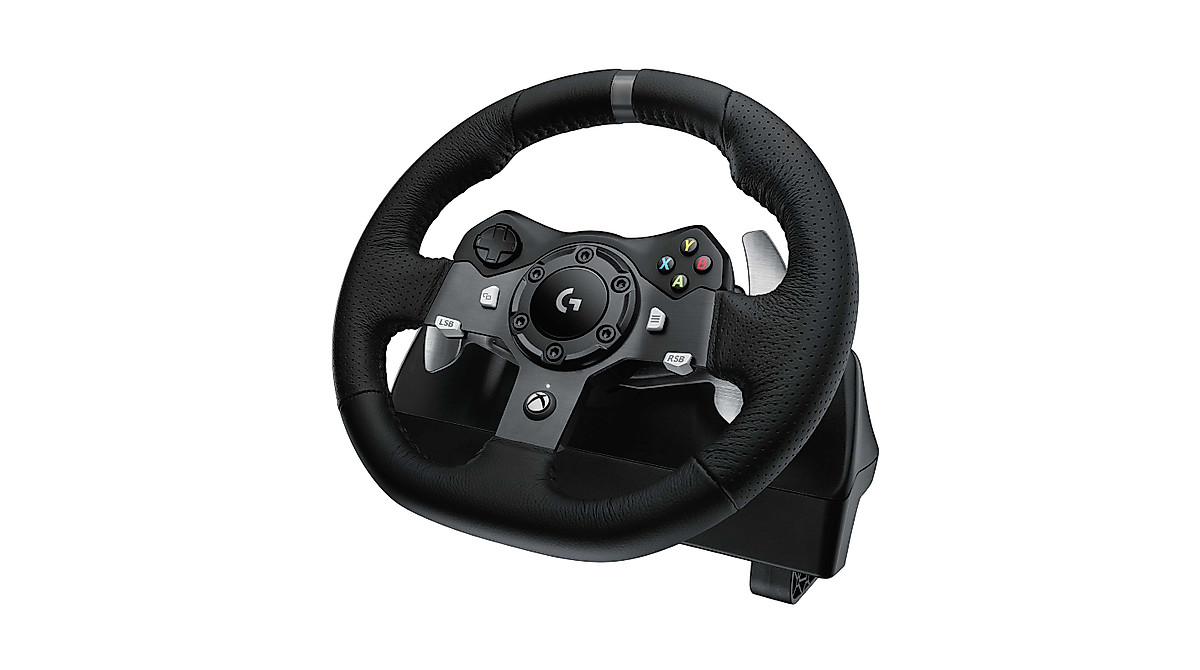 Logitech G920 Racing Wheel and Shifter Bundle for Xbox One & PC