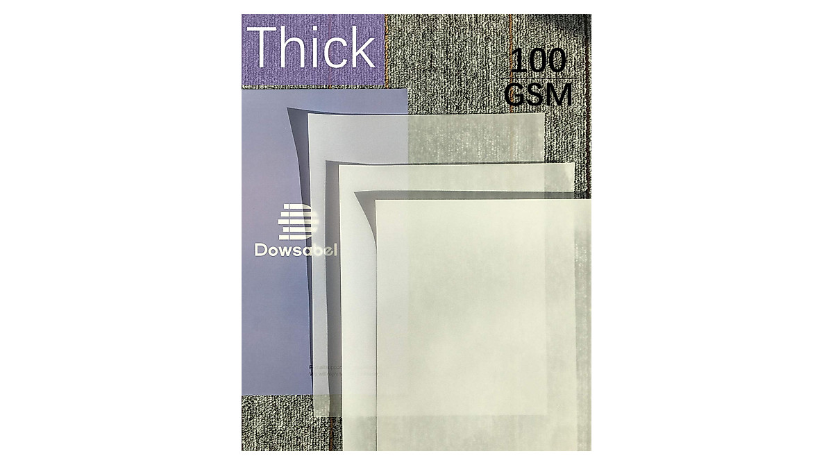 Dowsabel Translucent Vellum Paper - 50 Sheets for Invitations & Crafts