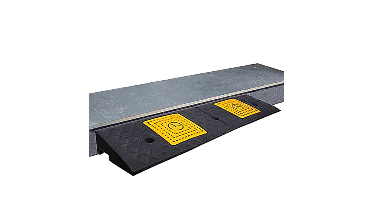 Heavy-Duty Rubber Threshold Ramp for Doors & Curbs | GUENZO