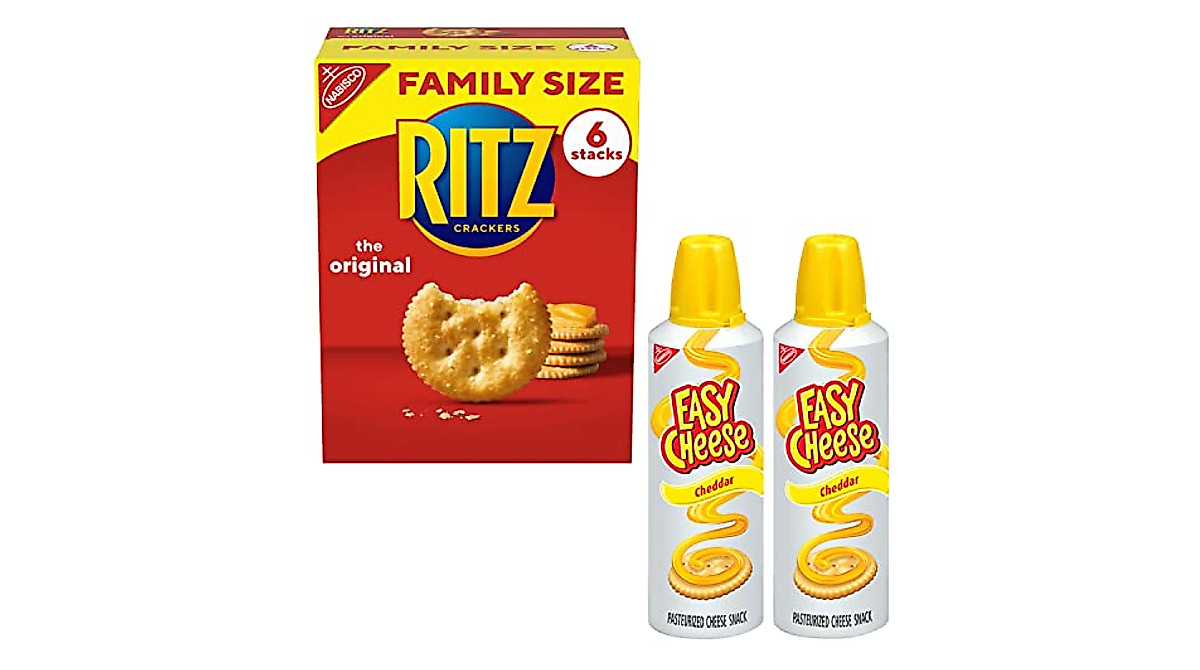 RITZ Crackers & Easy Cheese Cheddar Snack Pack