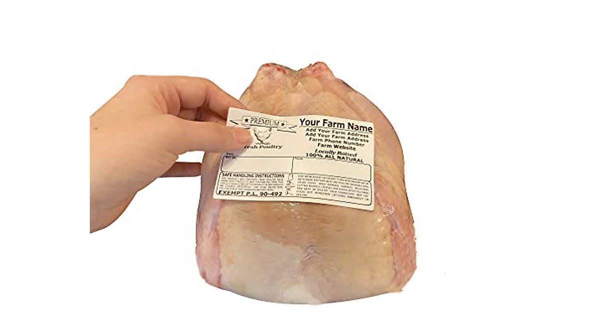 Custom Poultry Freezer Labels for Producers | Durable & Safe