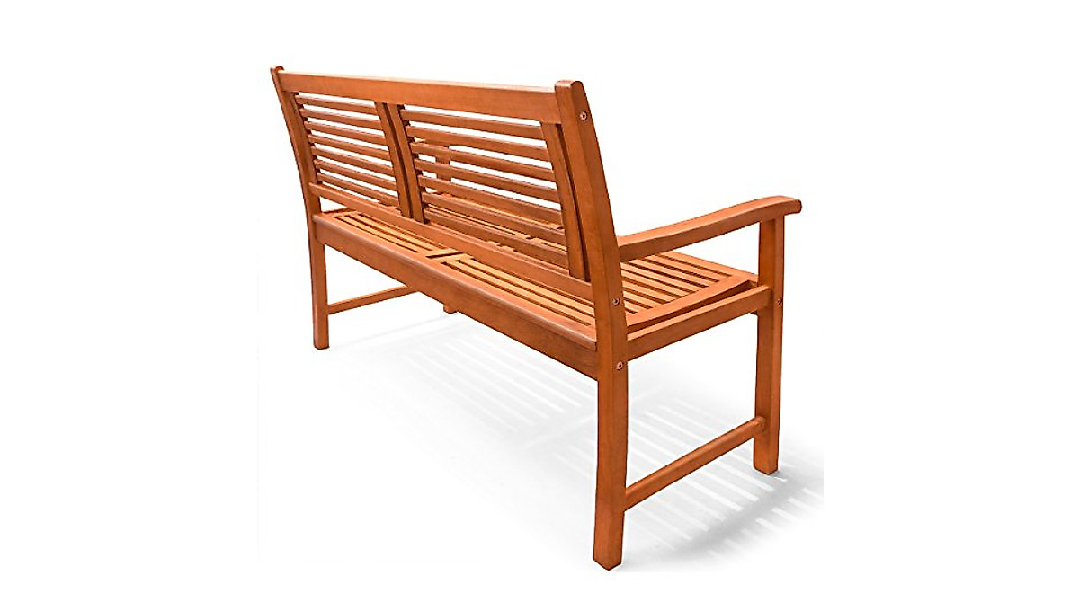 Cucunu Eucalyptus Outdoor Bench | 350 Lbs Capacity