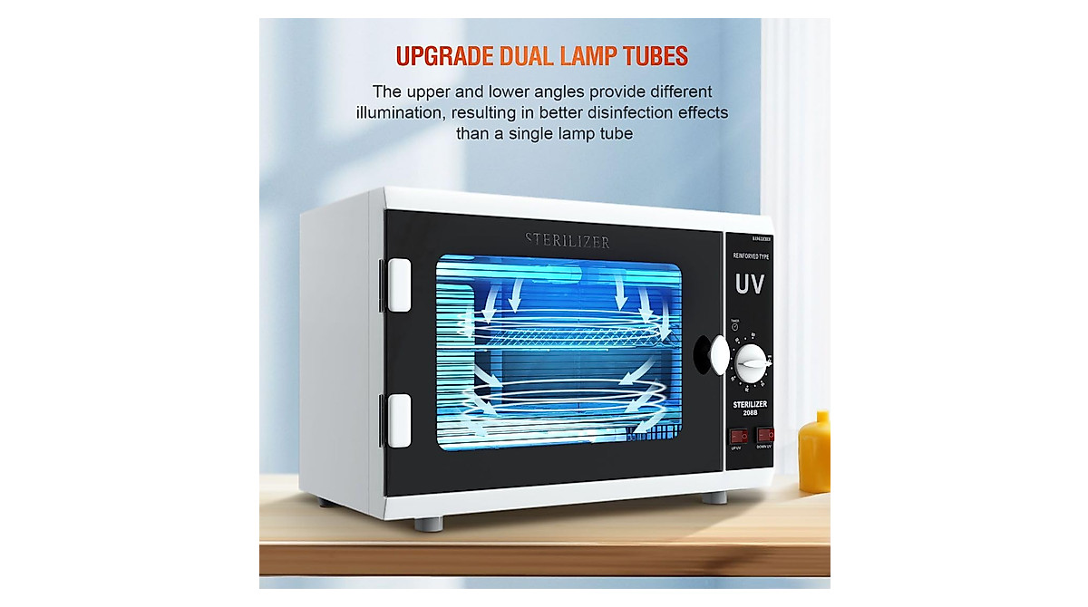 UV Sterilizer Cabinet with Dual UV Lamps and Timer | StateRiver