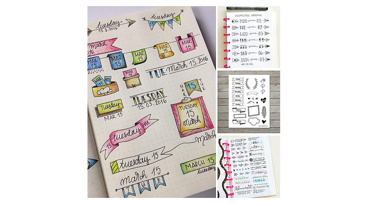 Essential Journal Stencil Set for Creative Journaling