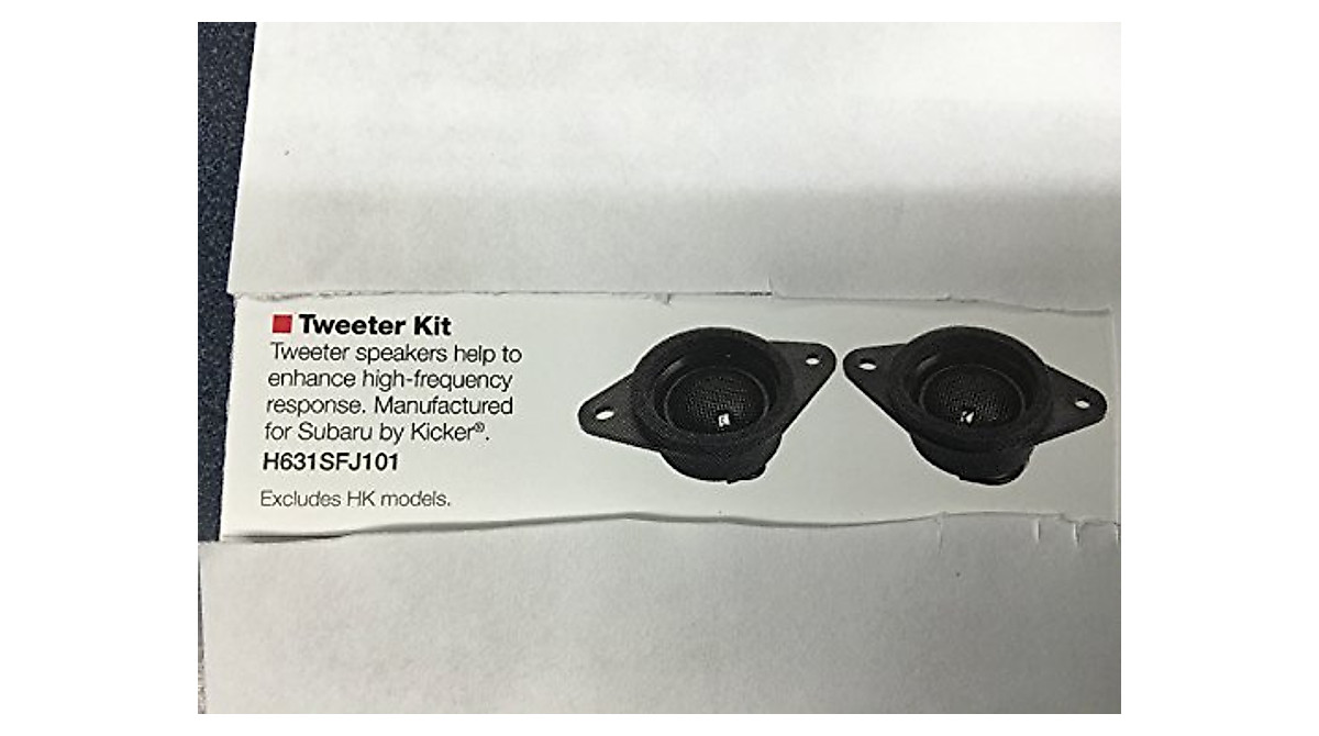 Subaru Tweeter Kit by Kicker for Clear Sound | OEM Quality