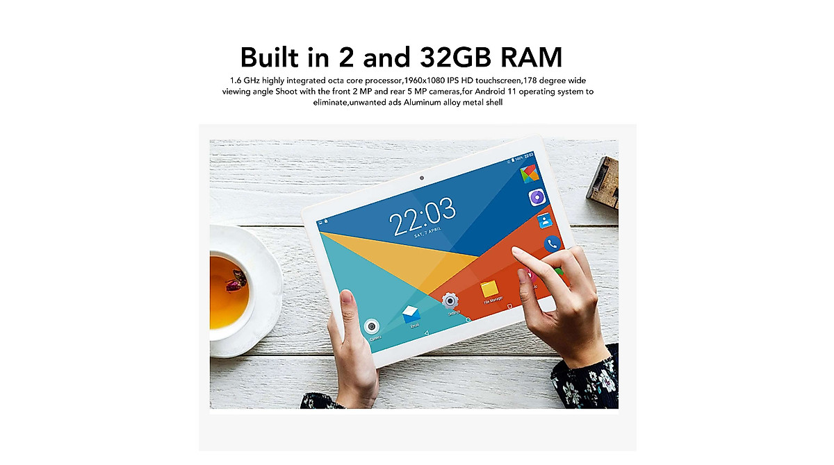 10 Inch Full HD Tablet with Octa Core Processor