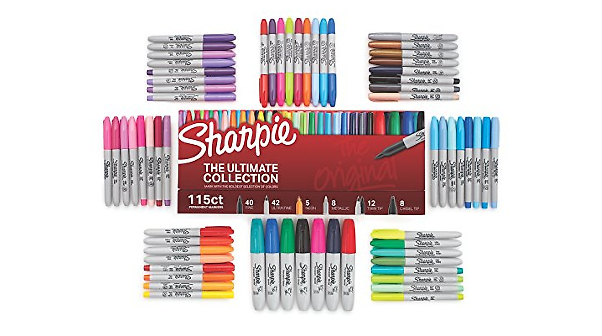 Sharpie Ultimate Markers Collection - 115 Assorted Colors