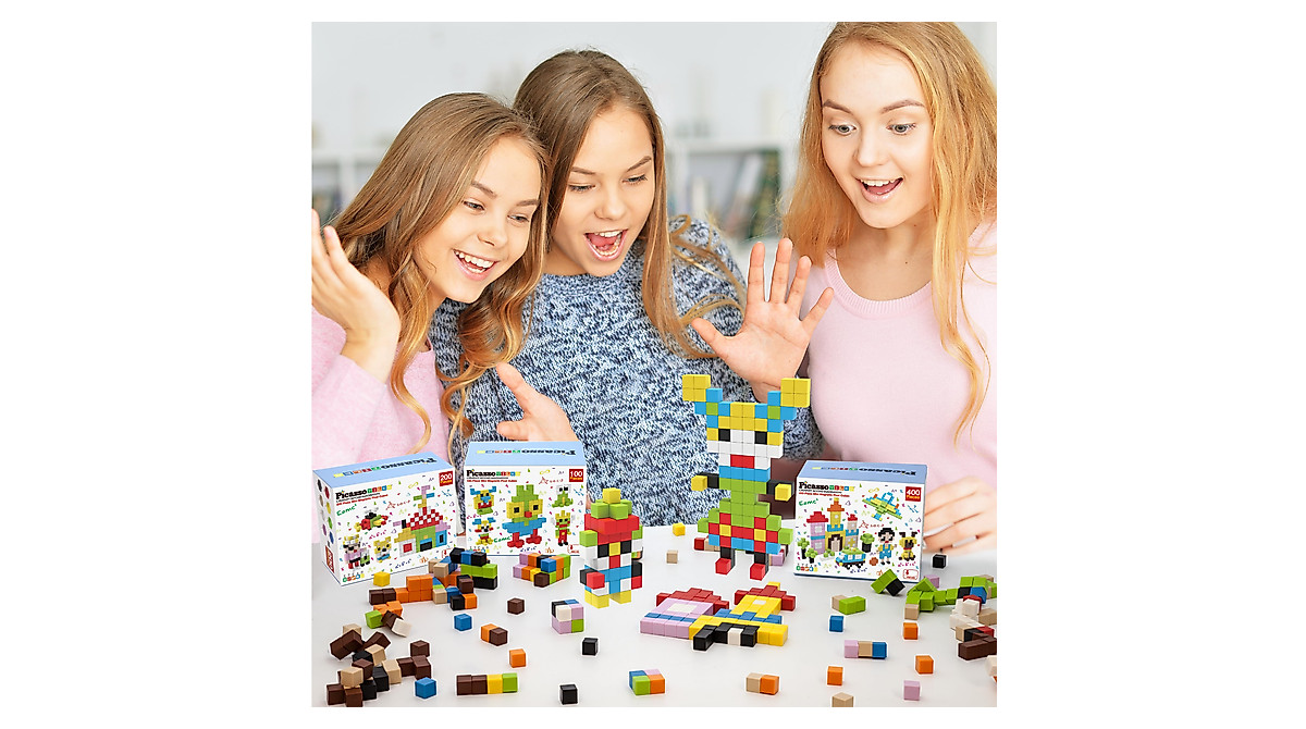 Picasso Cubes Magnetic Puzzle Set for Kids | STEM & Creative Play