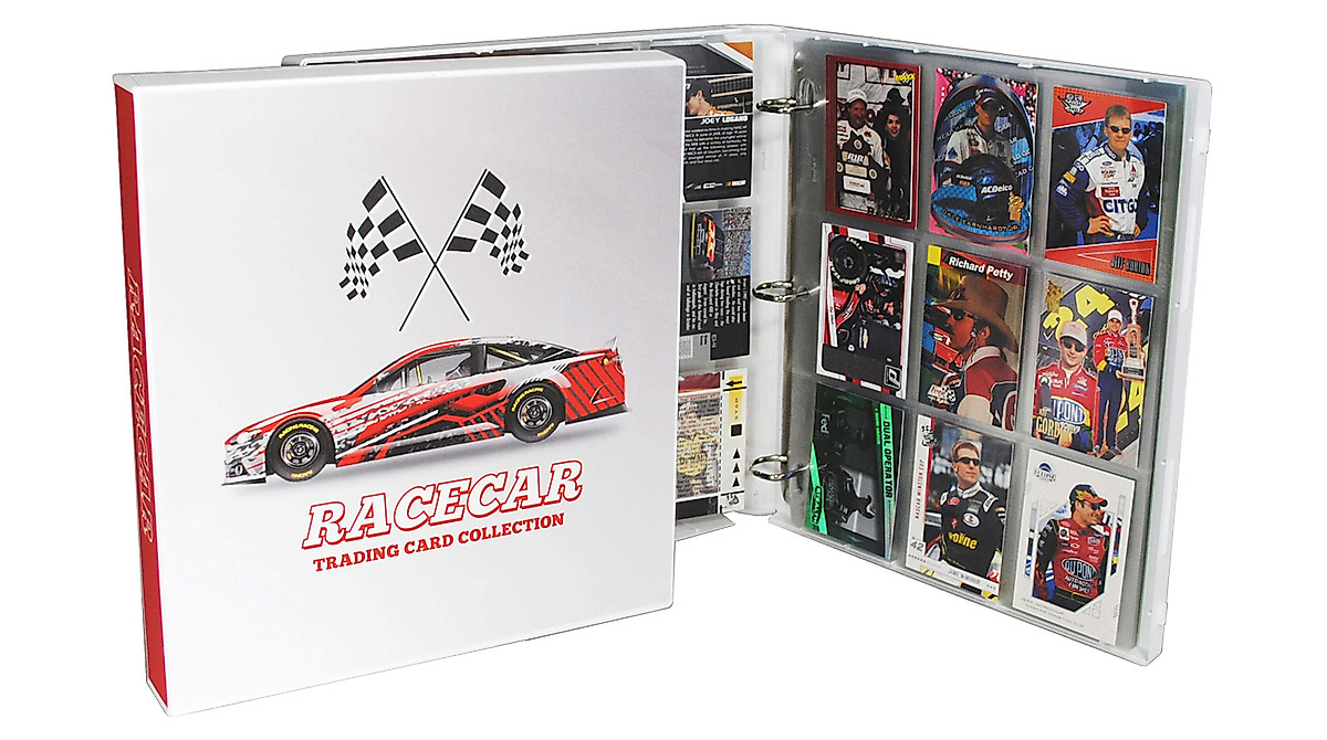 UniKeep NASCAR Card Storage Binder - 360 Capacity, Durable & Stackable