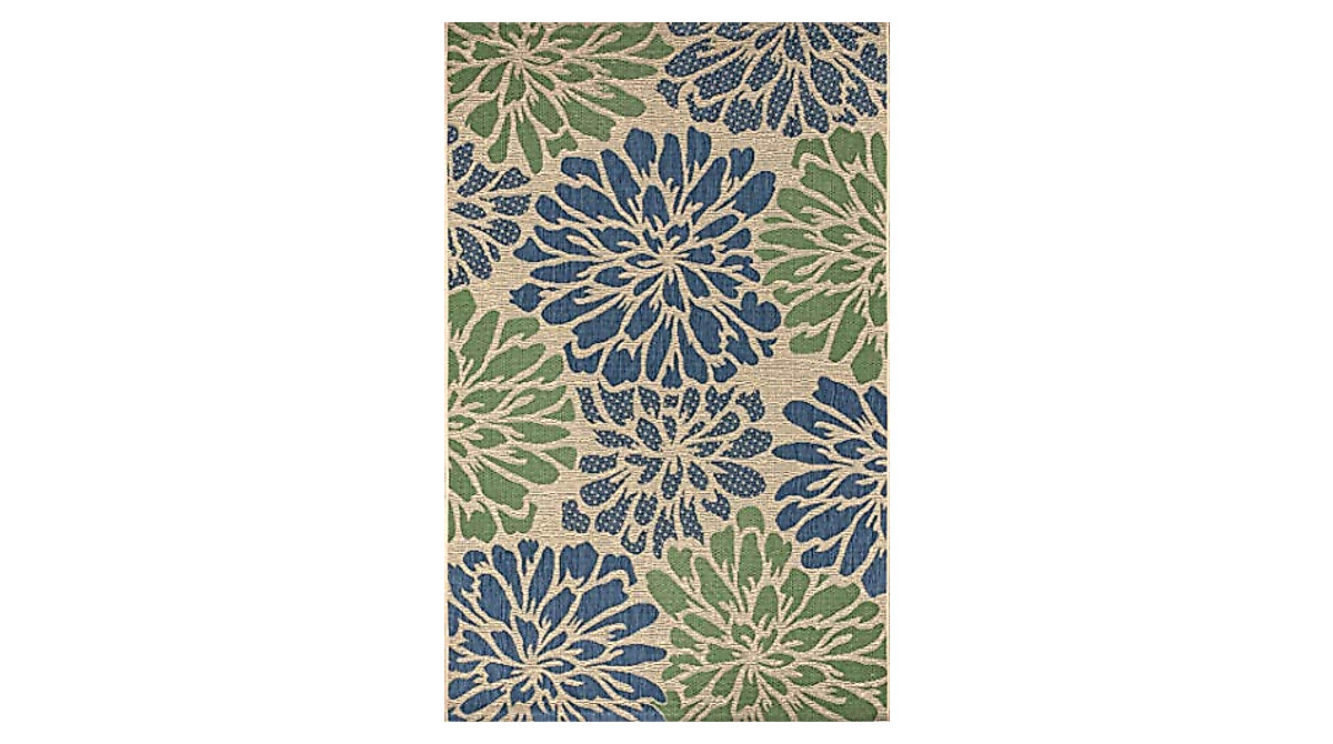 JONATHAN Y Zinnia Floral Indoor Outdoor Rug - Durable & Easy-Cleaning