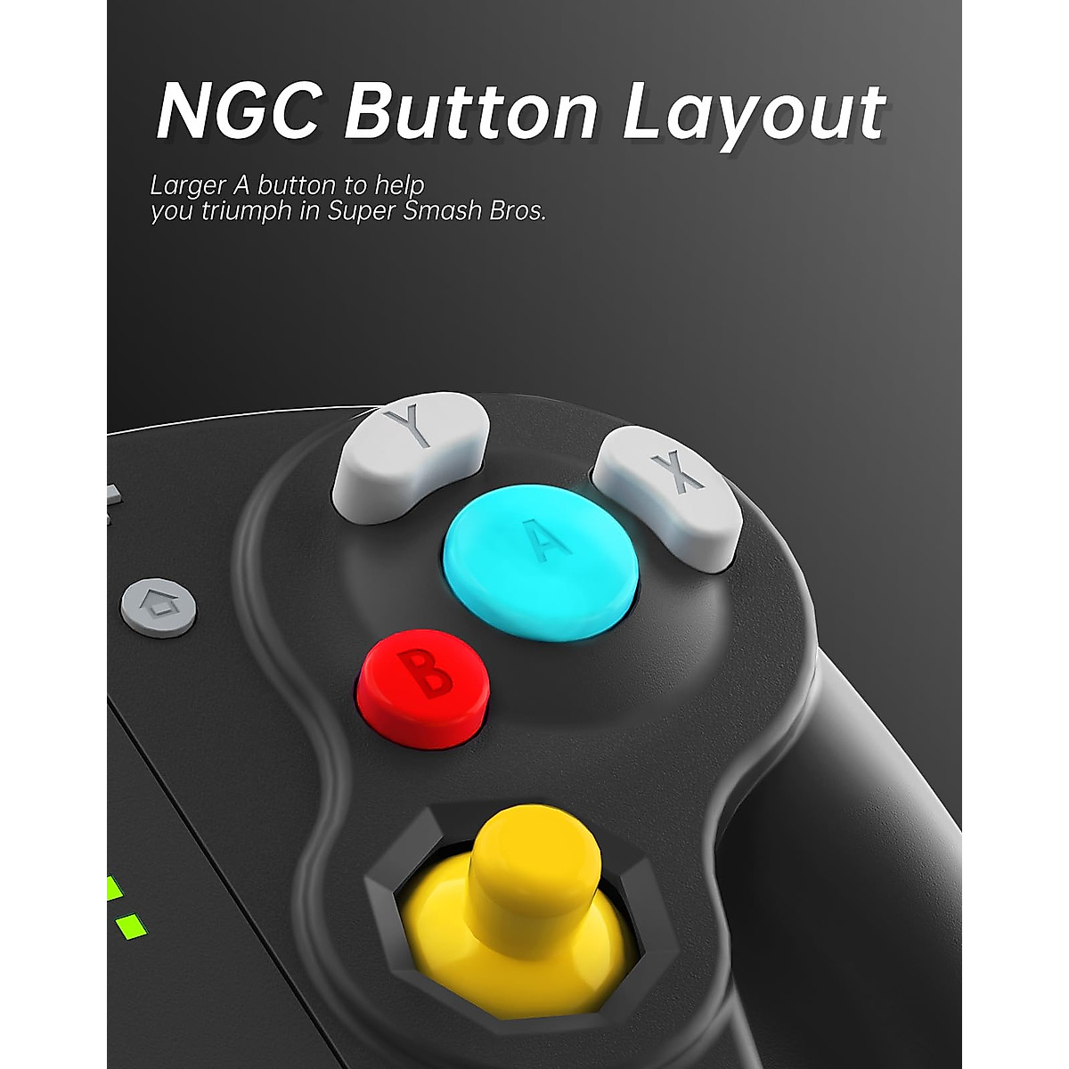 DOYOKY Hall Effect Joypad: Retro Gamecube Style Switch Controller