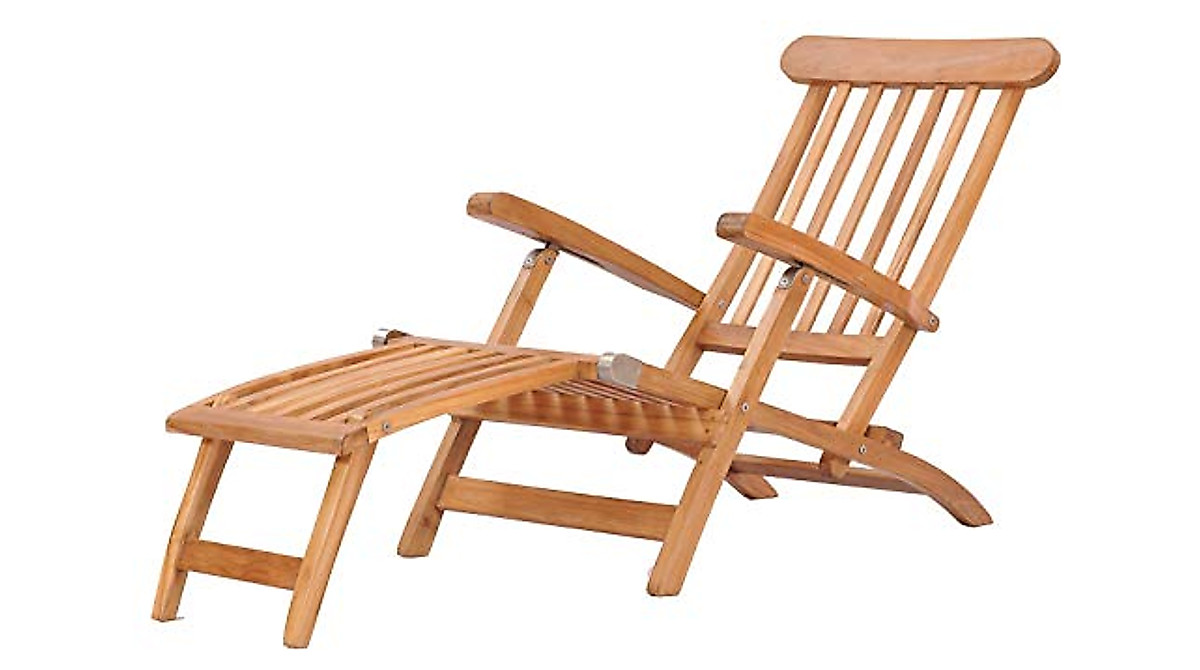 Teak Titanic Outdoor Lounge Chair – Durable A-Grade Teak Wood