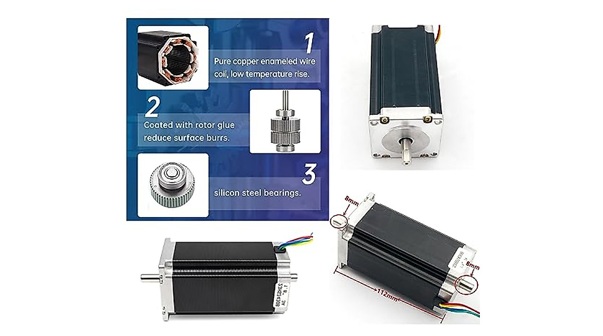 4 Axis CNC Kit with Nema23 Stepper Motor & Driver