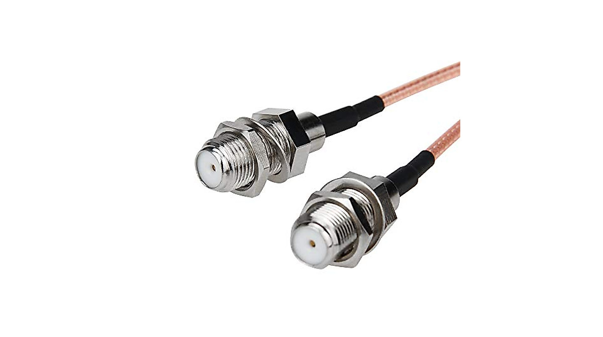 F-Type RG6 Coax Splitter 3-Way Signal Distributor for TV & More