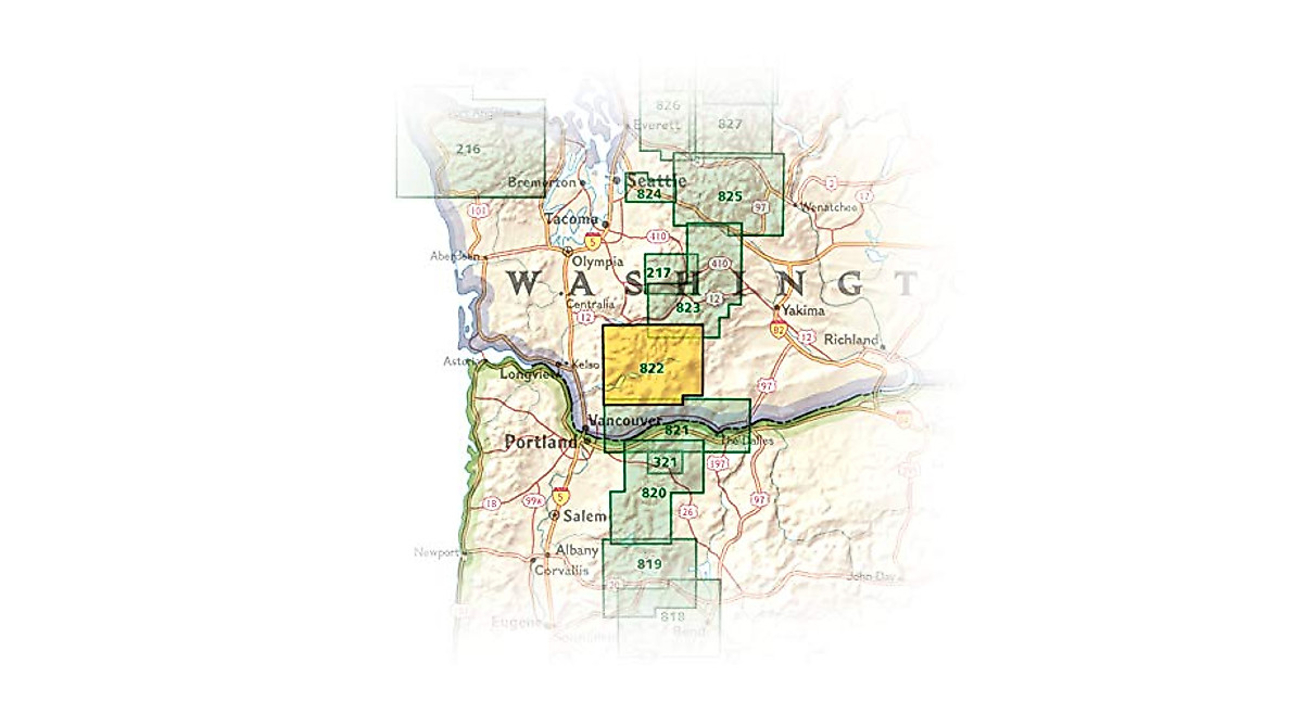 Explore Mount St. Helens & Adams with Our National Geographic Map