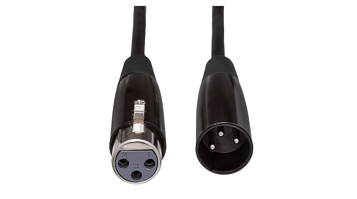 Hosa MBL-105 Microphone Cable XLR3F to XLR3M 5 Feet - Reliable & High ...
