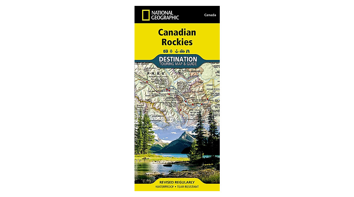 Explore Canadian Rockies Map by National Geographic