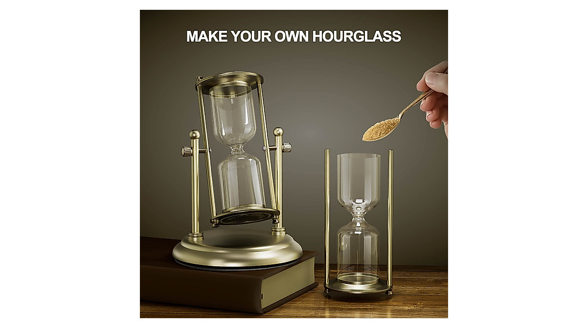 SuLiao 360° Rotating Empty Hourglass - DIY Sand Timer