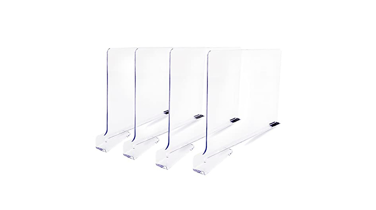 Premium Shelf Dividers for Fast Closet Organization