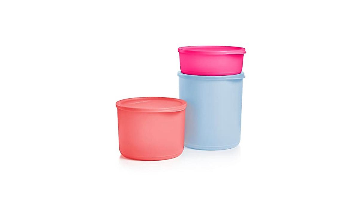 New Tupperware Modular Basic Bright Round Food Storage Set