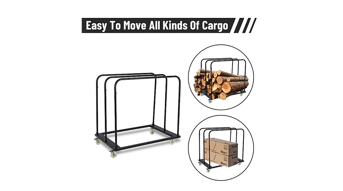 Heavy-Duty Folding Table Cart for Up to 10 Tables | Garvee