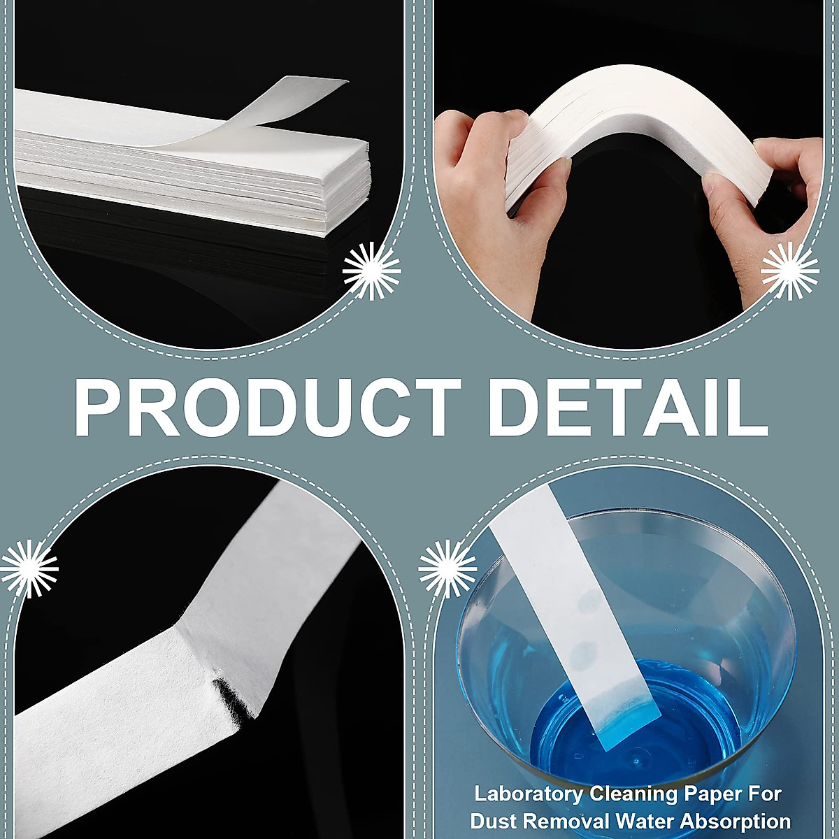 500 PC Chromatography Paper Strips for Experiments & Education