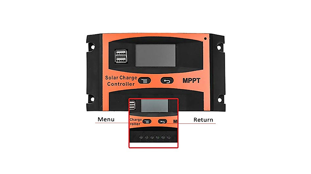 30A MPPT Solar Charge Controller for 12V/24V Systems | Dual USB & LCD