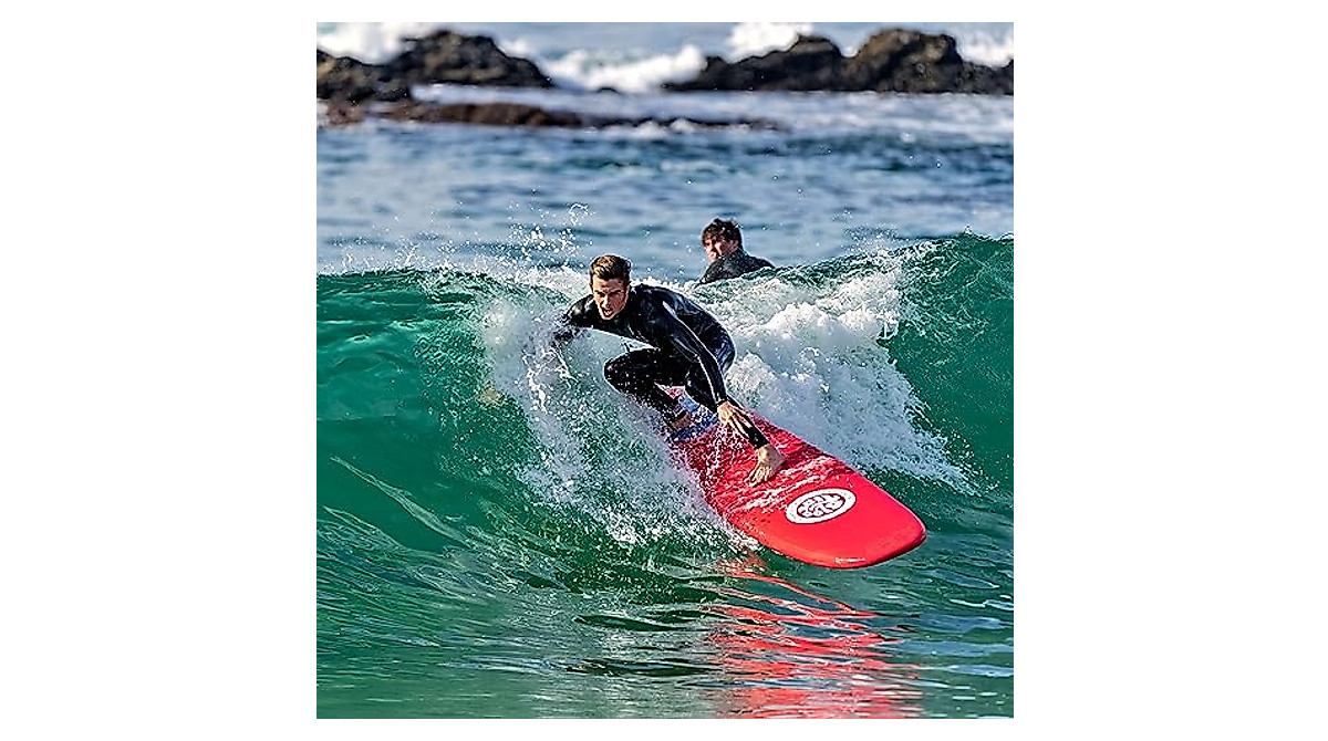 Bloo Tide 8ft Soft Top Surfboard | Easy Ride for All Ages