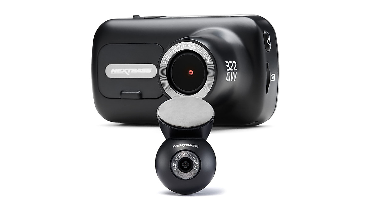 Nextbase 322GW Dash Cam - Front & Rear Camera