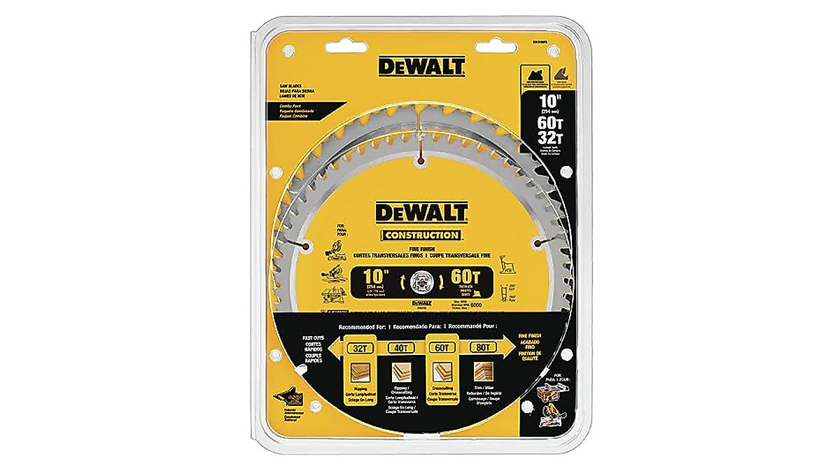 DEWALT DW3114 10 In 40 Teeth Table Circular Saw Blade For Sale - View #7
